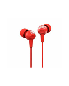 אוזניות JBL C100 3.5 IN-EAR + מיק אדום