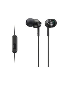 אוזניות SONY MDR-ZX110APB 3.5 ON-EAR + מיקרופון שחור