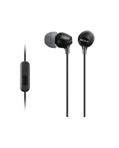 אוזניות SONY MDR-EX15APB 3.5 IN EAR + מיק שחור