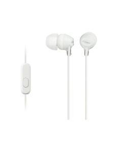 אוזניות SONY MDR-EX15APW 3.5 IN EAR + מיק לבן