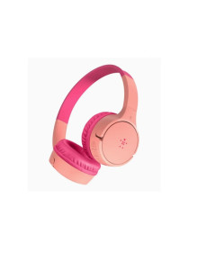 אוזניות אלחוטיות לילדים SOUNDFORM KIDS V3 TYPE-C ורוד Belkin