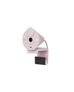 מצלמת רשת Logitech BRIO 300 – צבע ורוד