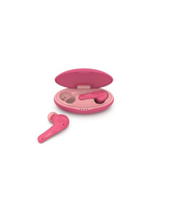 אוזניות לילדים Belkin SOUNDFORM NANO TWS עם עוצמה מופחתת ורוד