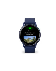 שעון חכם Garmin vivoactive 5 Music GPS WiFi Cpt.Blue/Blue Metallic WW
