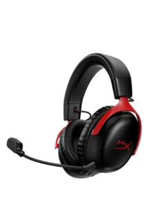 אוזניות גיימינג אלחוטיות שחור/אדום - HyperX Cloud III