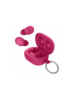אוזניות אלחוטיות JBuds mini TWS קומפקטיות מעוצבות ורוד JLAB