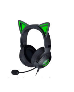 אוזניות גיימינג אלחוטיות RAZER KRAKEN KITTY V2 שחור