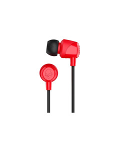 אוזניות חוטיות JIB IN EAR W/MIC-שחור\אדום SkullCandy