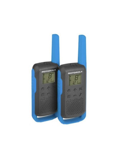 זוג מכשירי ווקי טוקי 16 ארוצים Motorola T62 8km כחול