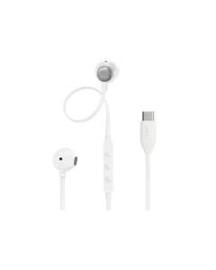 אוזניות IN EAR לבן JBL TUNE T305C TYPE C