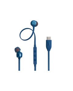 אוזניות IN EAR כחול JBL TUNE T310C TYPE C