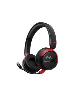 אוזניות גיימינג אלחוטיות מיני שחור - אדום HyperX Cloud Mini