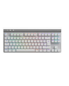 מקלדת גיימינג אלחוטית Logitech G515 LIGHTSPEED TKL WHITE 2.4GHZ/BT TACTILE