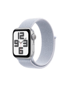 שעון חכם * Apple Watch SE GPS 44mm Silver Aluminium Case with Blue Cloud Sport Loop