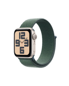 שעון חכם * Apple Watch SE GPS 44mm Starlight Aluminium Case with Lake Green Sport Loop