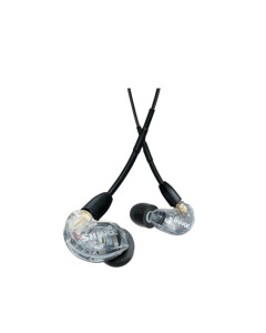 אוזניות חוטיות שקופות Shure SE215 EARPHONE,CLEAR  AONIC 215 Sound Isolating