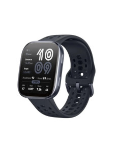 שעון חכם BIP 6 עמיד למים מסך AMOLED שחור פחם AMAZFIT