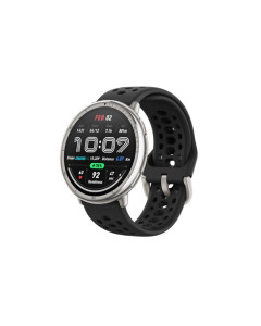 שעון חכם Active 2 Square שחור רצועת עור + רצועת סיליקון באריזה AMAZFIT