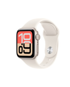 שעון Apple Watch SE 3  GPS  40mm Starlight Aluminium Case with Starlight Sport Band S/M
