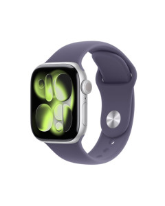 שעון Apple Watch series 11 GPS +Cellular 42mm Silver Aluminium Case with Purple Fog Sport Band S/M