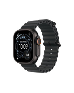 שעון Apple Watch Ultra 3  GPS +Cellular  49mm Black Titanium Case with Black Ocean Band