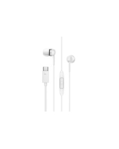 אוזניות חוטיות לבן USB-C In Ear מיק Sennheiser CX 80UW
