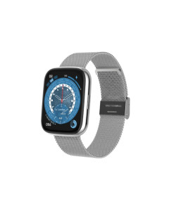 שעון חכם מלבני טעינה אלחוטית S4 כסף Fitpro