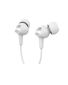 אוזניות JBL C100 3.5 IN-EAR + מיק לבן