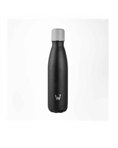 בקבוק מים חכם שחור Water.io