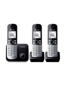 טלפון + 2 שלוחות PANASONIC KX-TG6813MBB
