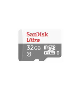 כרטיס זיכרון SanDisk Ultra microSDHC 32GB 100MB/s Class 10 UHS-I