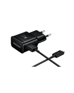 מטען 15W+כבל TYPE C שחור SAMSUNG