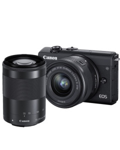 מצלמת מירורלס שחור CANON eos M200 15-45