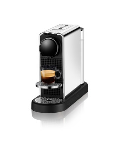 מכונת קפה כרום מרובעת Citiz C140-ME Nespresso