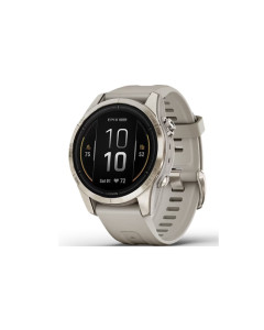 שעון חכם Garmin EPIX PRO(g2)42mm Saph Cream Gold SS FrGry/LtSnd EMEA