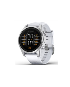 שעון חכם Garmin EPIX PRO(g2)42mm Glass SS Whitestn EMEA/AUS/NZ/AFR/SA