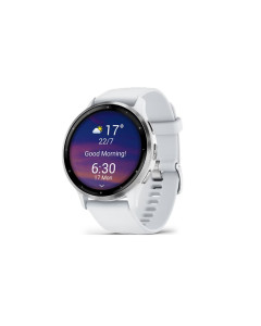 שעון חכם GARMIN Venu 3,GPS,Wi-Fi,Whitestone+Passivated WW