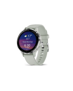 שעון חכם GARMIN Venu 3S GPS Silver Stainless Steel Bezel with Sage Gray