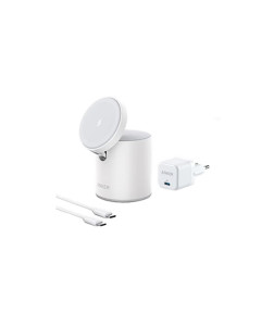עגינת טעינה PowerWave Mag-Go 2-in-1ANKER לבן