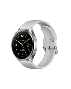 שעון חכם Xiaomi Watch 2 Sliver Case With Gray TPU Strap