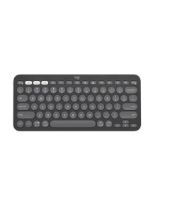 מקלדת אלחוטית Logitech  PEBBLE  K380S- GRAPHITE-BT