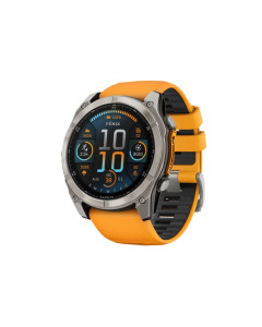 שעון חכם Garmin fenix 8 51mmAMOLEDSaphTi/Bare/GrphtSparkOrg/GrphtBdEMEA