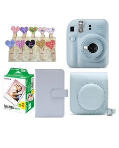 סט מצלמה FUJI INSTAX MINI 12 BLUE GIFT BOX