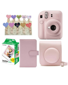 סט מצלמה FUJI INSTAX MINI 12 PINK GIFT BOX