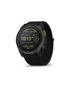 שעון ספורט חכם GARMIN Enduro 3 Solar Crbn Gry DLC Ti w/Blk Sport Loop Band EMEA