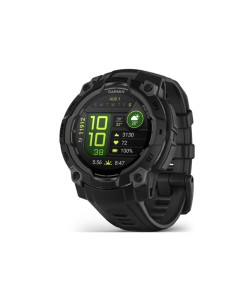 שעון חכם GARMIN Instinct 3,45mm,AMOLED,Black Bezel with Black Band,WW
