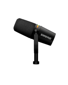 מיקרופון + סטנד Shure XLR/USB SPEECH MICROPHONE BLACK +STAND