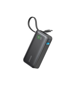 סוללת גיבוי Power Bank (10K, 30W, Built-In USB-C Cable)