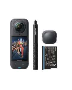 מצלמת אקסטרים וקיט אביזרים Insta360 X5 Starterl Bundle 8k JUG