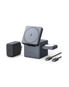 מעמד טעינה 3 ב 1 (טלפון+שעון+אוזניות) Anker 3-in-1 MagSafe